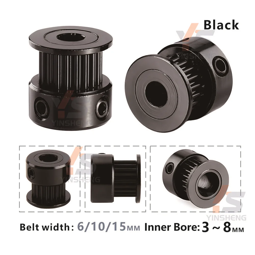 2GT K Type Synchronous Wheel G2M Timing Pulley 12 14 15 16 17 18 19 20Teeth Bore 3 To 8MM Belt width 6 10 15MM 3D Printer Parts 3d printer accessories timing belt pulley timing pulley