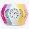 Men Watch Women Cream Color Ultra-thin Fashion Gift Silicone Strap Leisure Watch Geneva Sport Wristwatch Women's Jelly Watches 1
