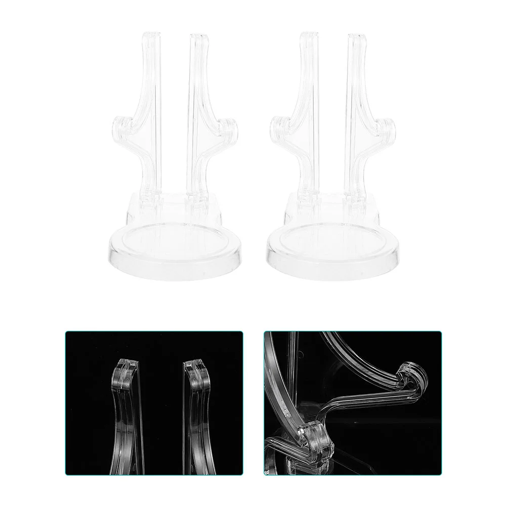 

Clear Teacup Saucer Display Easel Stand Holder Acrylic Saucer Coffee Mug Display Stand Water Cup Mug Saucer Display Holder