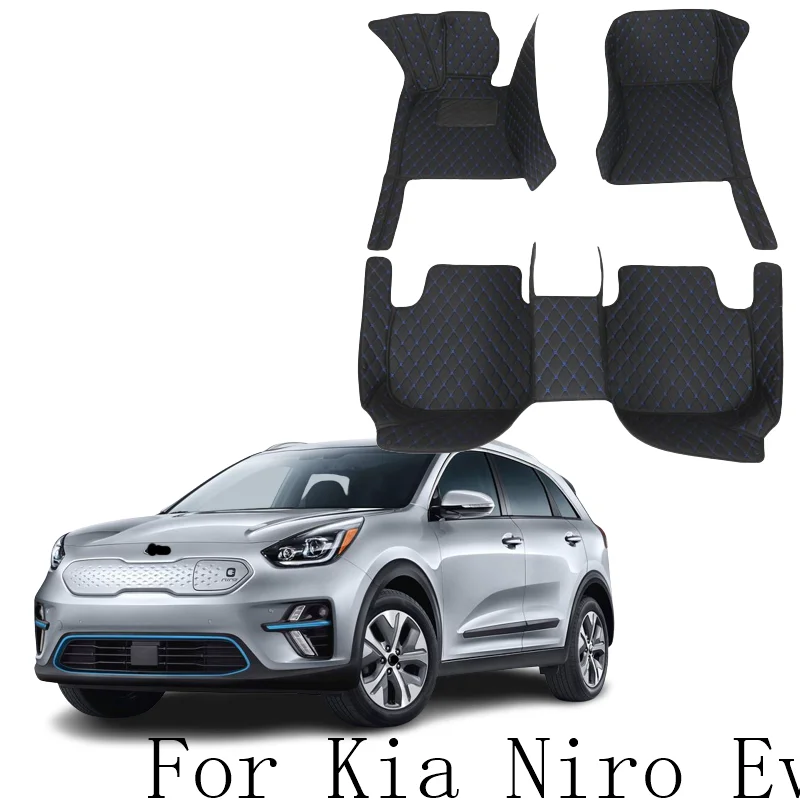 

For Kia Niro Ev 2017 2018 2019 2020 2021 Car Floor Mats Auto Styling Interiors Accessories Protect Custom Waterproof Carpets