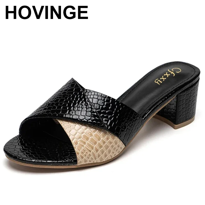 

Gold Slippers Women Square Toe Sandals Slides Sexy Shoes High Heels Platform Woman Sandals Silver Summer Shoes New Style Slides