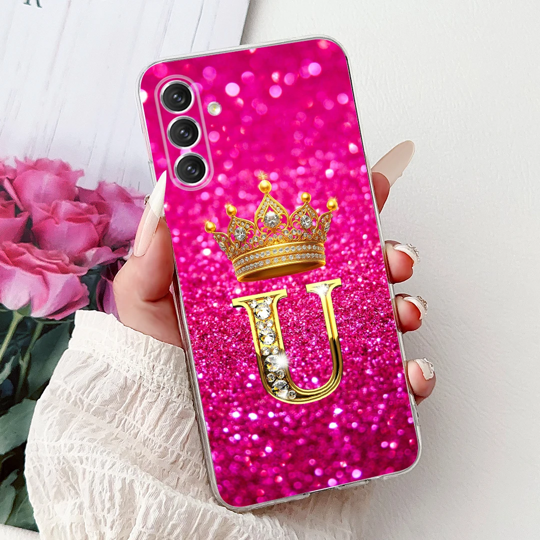 Luxury Letters Soft Phone Case for Samsung Galaxy S25 Plus Ultra