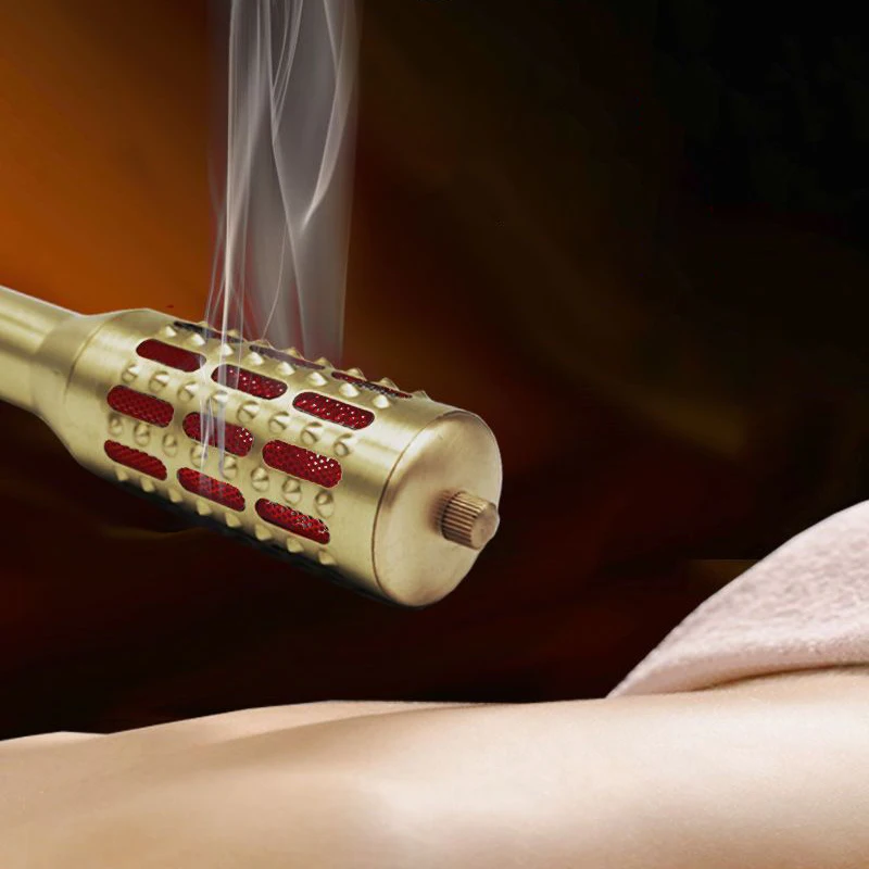 High-class Moxibustion Roll Hand Held Burner Moxa Therapy Rotatable Warm Body Meridian Massager Acupoint Pressure Dual Purpose as47a7432 suntec oil pump for oil or oil gas dual burner