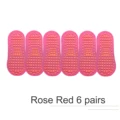 Rose Red  6 Pairs