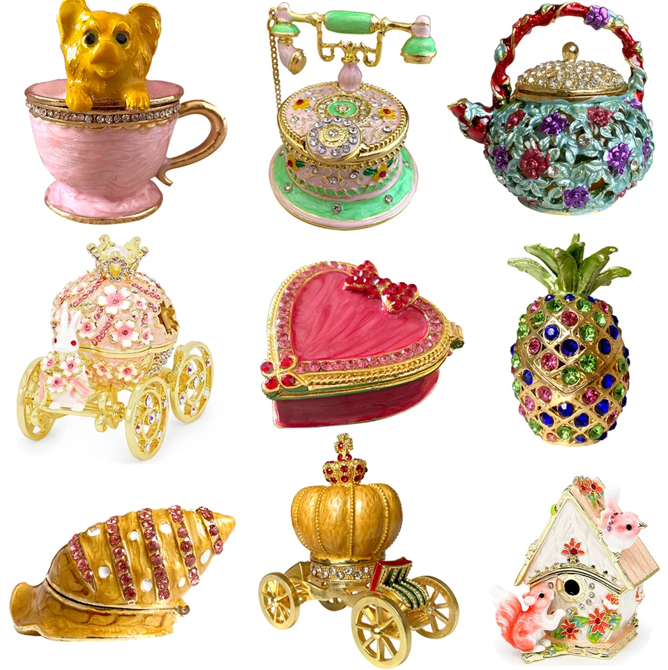 美品】RUCINNI ジュエリーケース ヴィンテージ パイナップル 美品