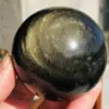 Beautiful Natural Gold Obsidian Crystal Ball Natural Crystal Reiki Healing 6