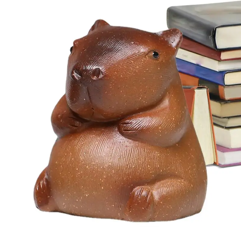 

Tea Pet capybara tea pet capybara purple sand tea pet capybara healing cute tea table ornaments desktop decoration gifts ​