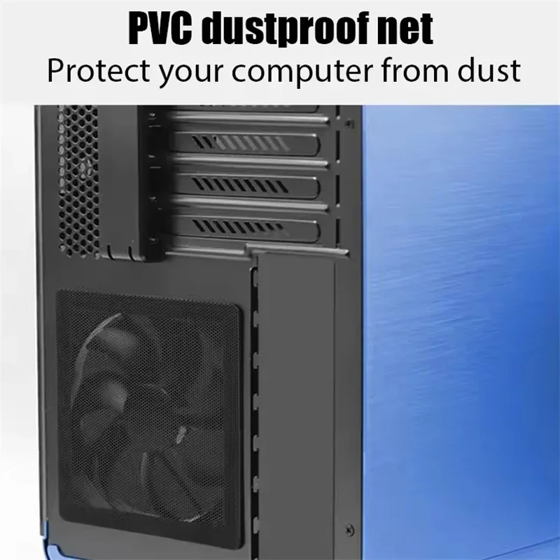 1M PC Chassis Cooling Dust Mesh PVC Net Guard Fan Cover Dust Filter Network Net Case Dustproof Cover for Computer