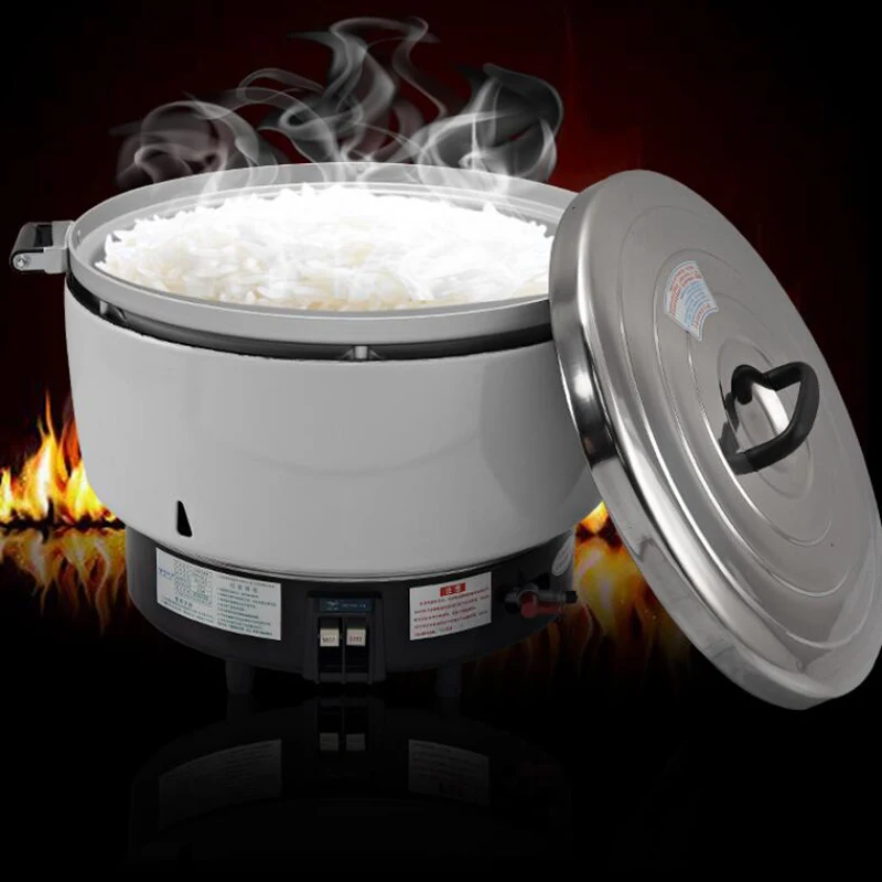 XEOLEO Household 7L 10L 15L 23L 30L Large Capacity Commercial Aluminum Innerpot Gas Rice Cooker 4