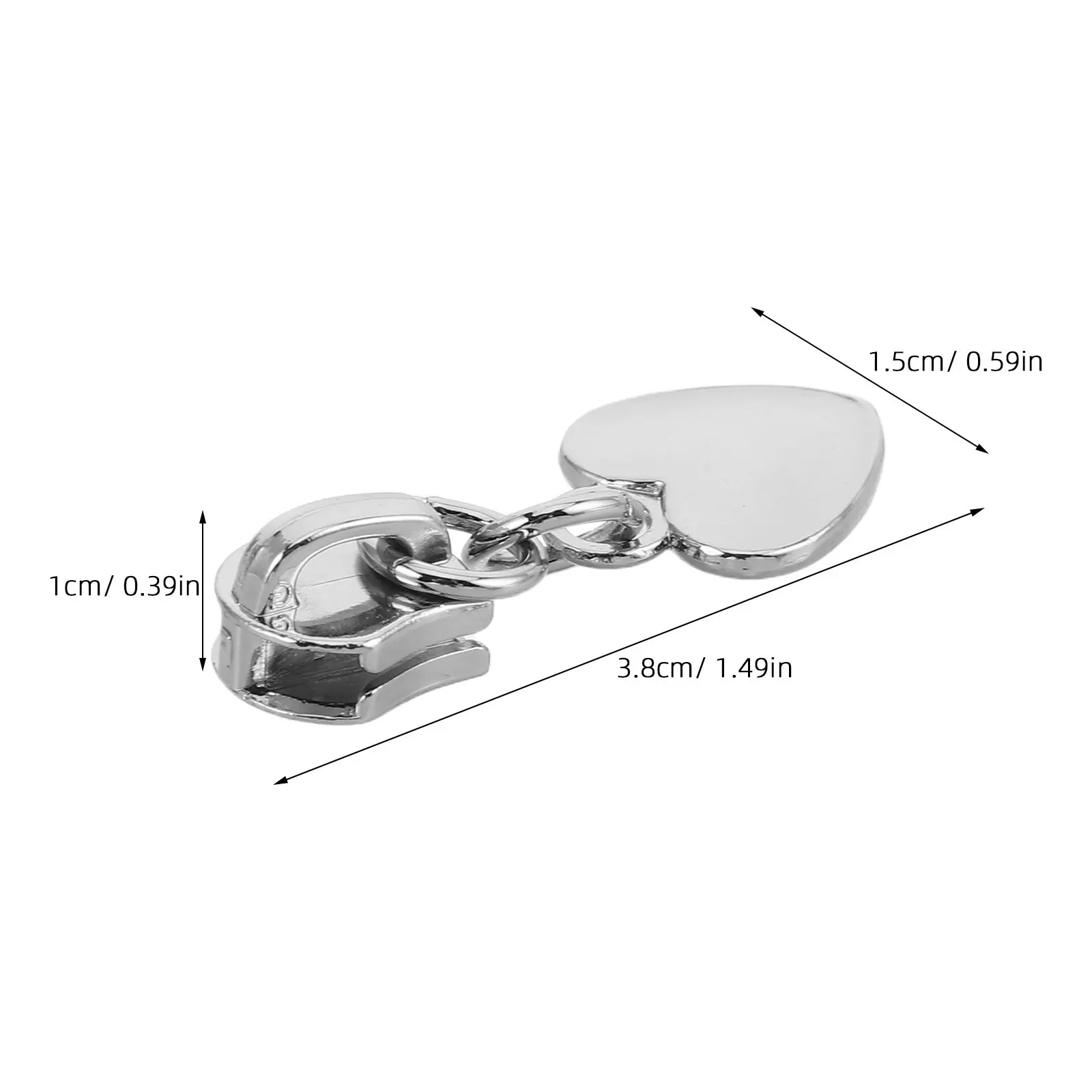 20Pcs 지퍼 풀 교체 분리형 금속 지퍼 탭 재킷, 수하물, 배낭, 가방, 청바지용 헤비 듀티 수리 키트