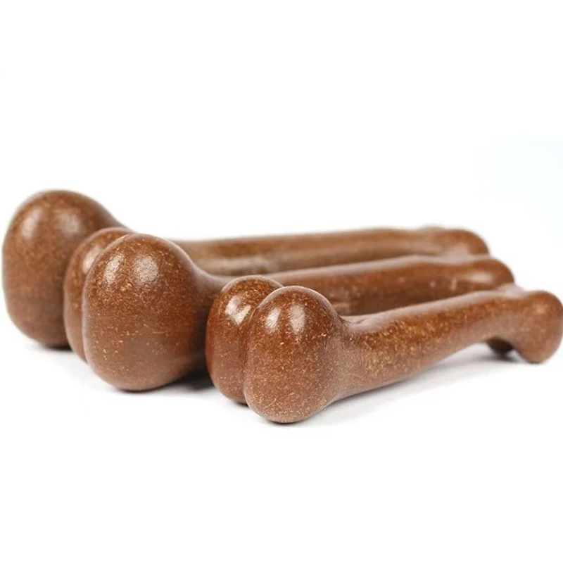 Natural Non Toxic Dog Bone Chew Toy Durable Anti Bite Puppy Toy for Small Medium Large Dogs 5
