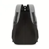 Rucksack mit großer Kapazität, Herren- und Damen-Studenten-Computertasche, wasserdichter und verschleißfester Rucksack mit mehreren Taschen für Pendler, Chr 6