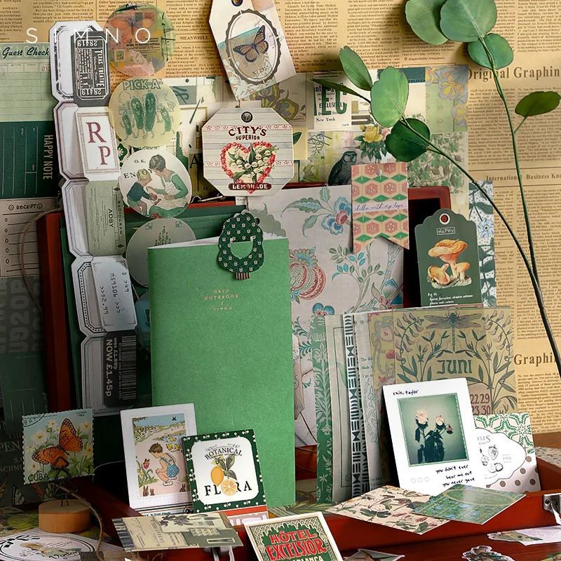 125pcs/set Vintage Aesthetic Scrapbook Kit DIY Making Journaling Supplies  Sticker Art Craft Gift - AliExpress