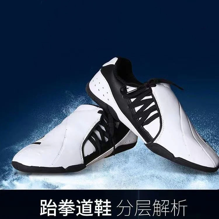 Professional Soft Sole Taekwondo Shoes Men's Women's Martial Arts Shoes Large Karate Taekwondo Breathable Training Sneaker