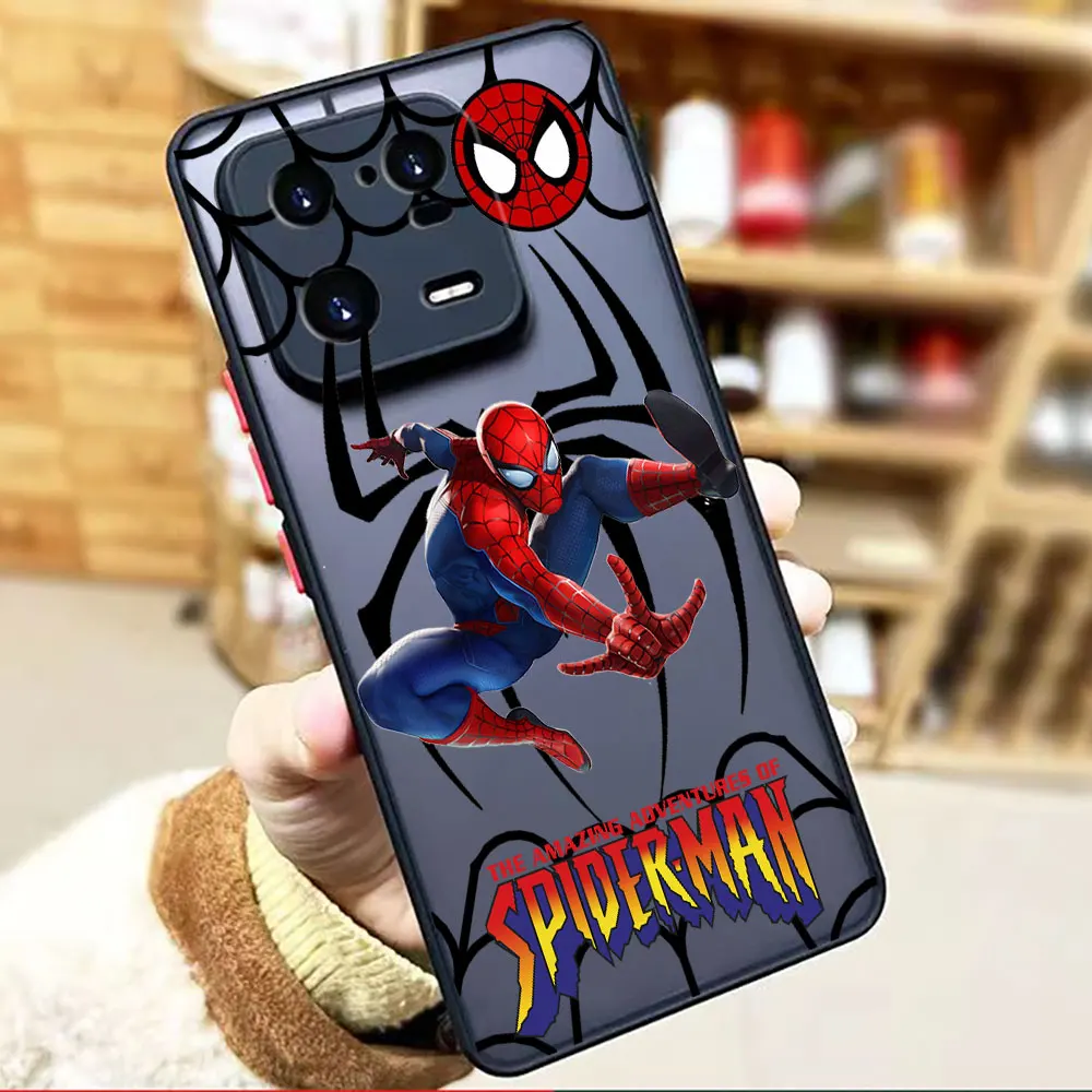 thumbnail image 1 of Funda mate para Xiaomi 13 12 12S 12T 11 11T 10 10T 10S 9 8 6X 5X PRO LITE 5G Funda Coque Capa Shell genial Marvel'S Spider-Man, 1 of 5