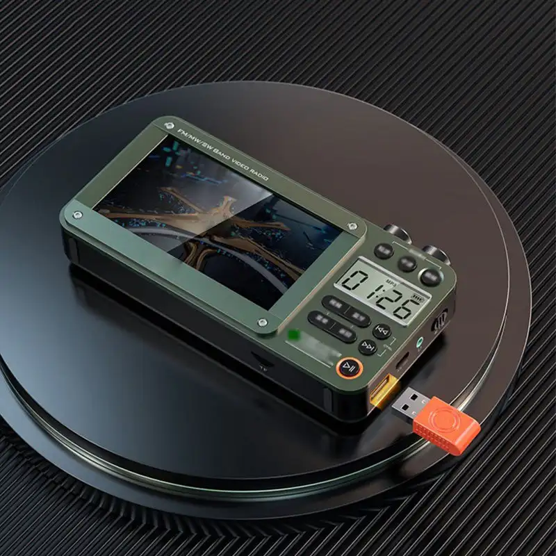 Video Plug-in Bluetooth Pocket Full Band Video Radio