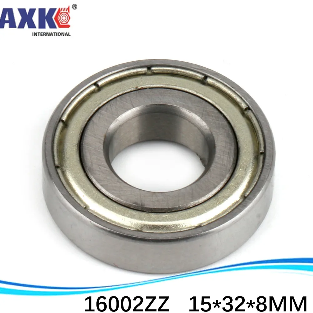 

Free Shipping Double Shielded Deep Groove Ball Bearings 16002 16002ZZ 16002-2RS 15*32*8 Mm Inch Bearing AXK Steel Ra 0.8