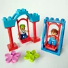Big Building Blocks Slide Stair Swing Seesaw Ferris Wheel Series Compatible Duploe Large Brick Children Educational Toy Kid Gift 6