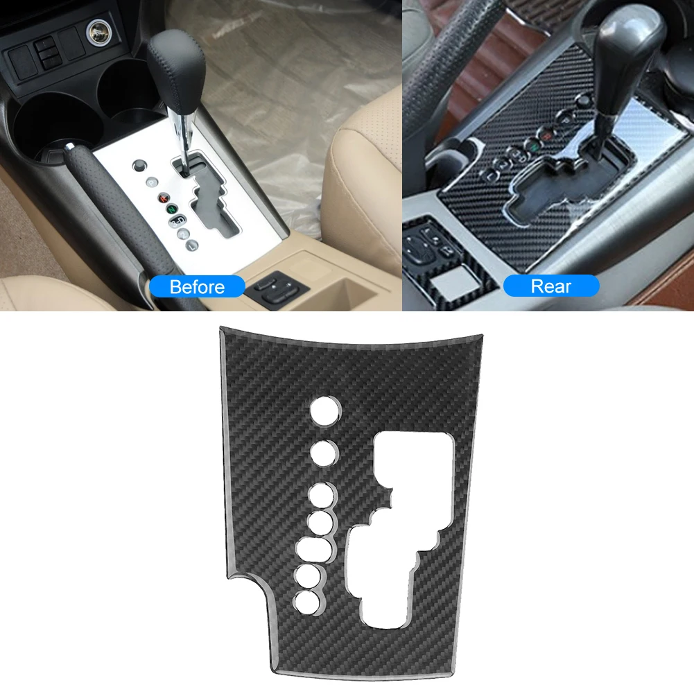 

Car Gear Shift Panel Trim Cover Frame Decal Carbon Fiber Fits For Toyota RAV4 2006 2007 2008 2009 2010 2011 2012 Car Accessories