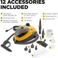 Spraytech C900054 905e AutoRight Multi-Purpose Steam Cleaner, 12 Accessories Included, Power Steamer for cleaning 2