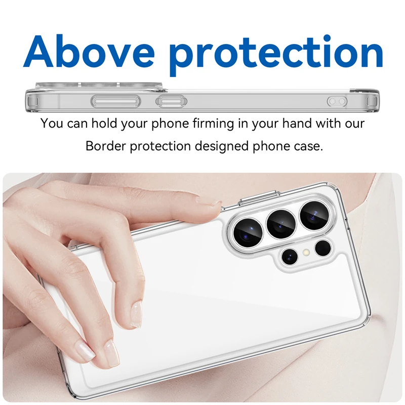 Luxury Silicone Clear Case - Shockproof Protector