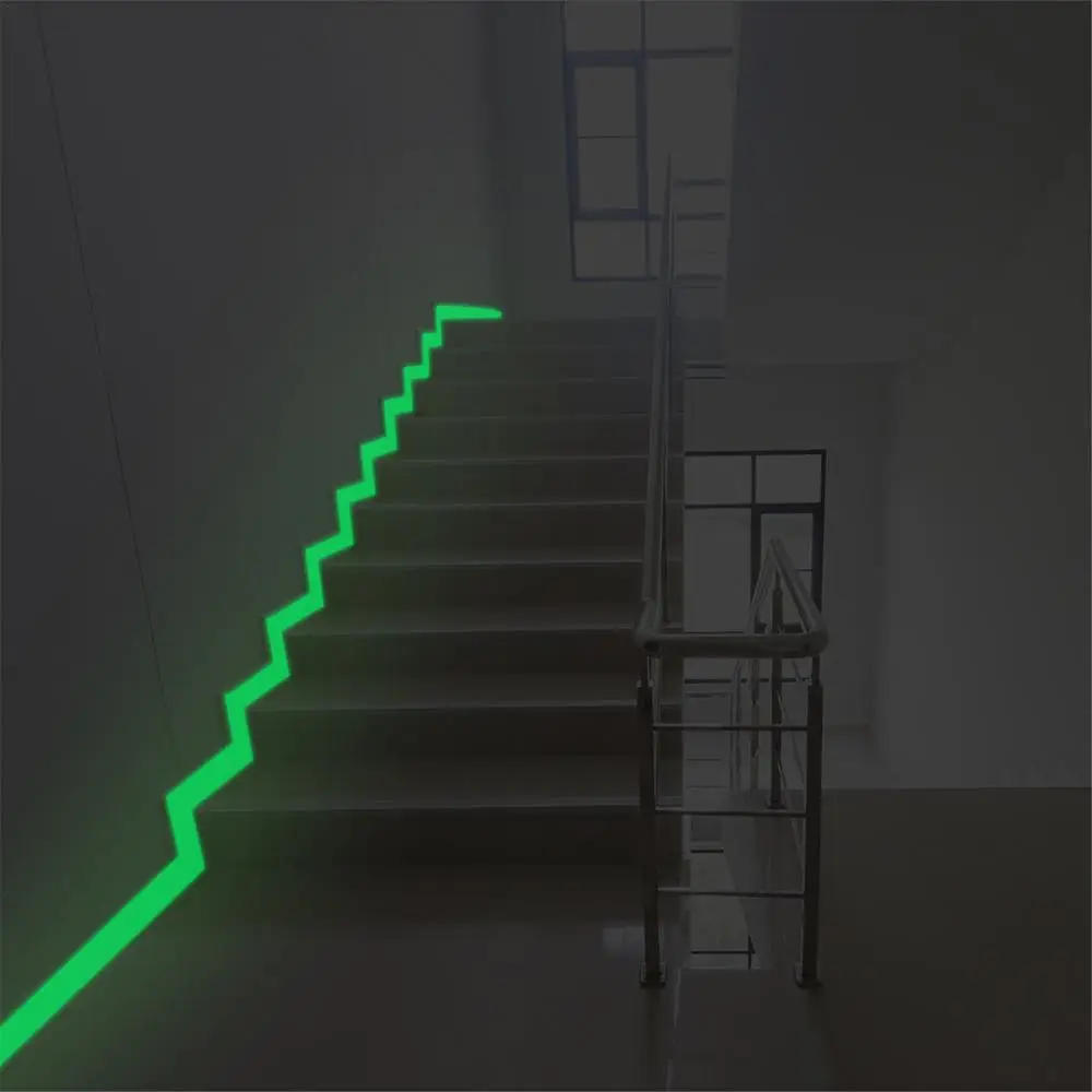 Description Picture 3 of itemGreen Luminous Tape Self Adhesive Glow In The Dark Stickers Stage Decorative Luminous Fluorescent Tape Waterproof