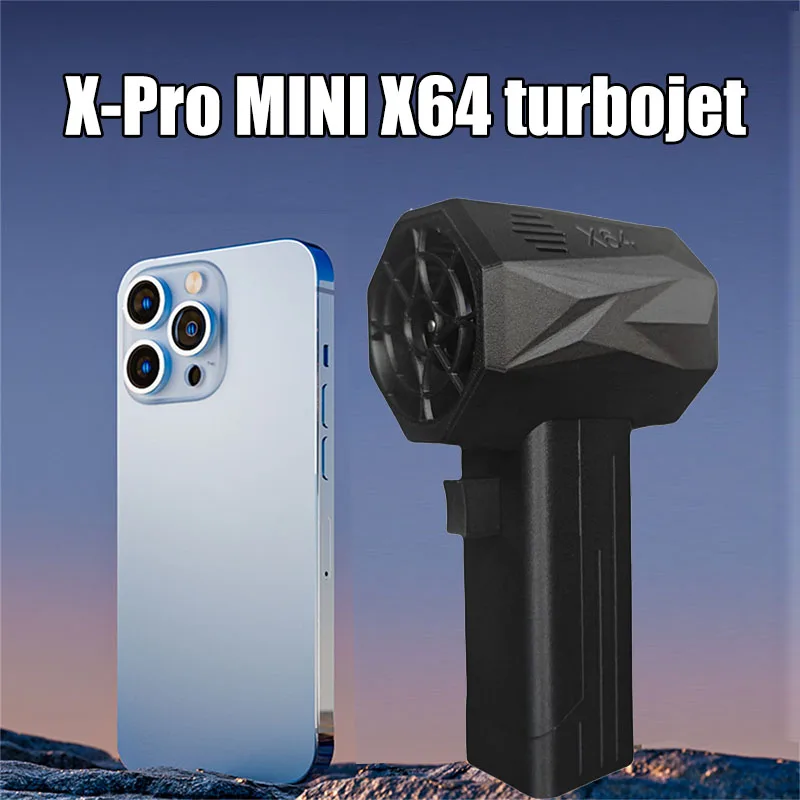 ポータブルブラシレスモーター,ジェットファン,x-pro,mini x64