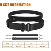 Tactical Double Belt Adjustable For-Velcro Inner And Outer Waist Belts Outdoor Military Hunting Double Layer Training Belt 2