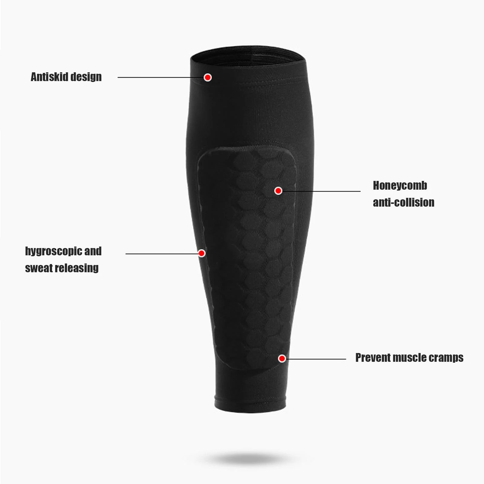 1pc Honeycomb Soccer Shin Guards for Football sports leg protection soccer shin guards,shin guard pads
