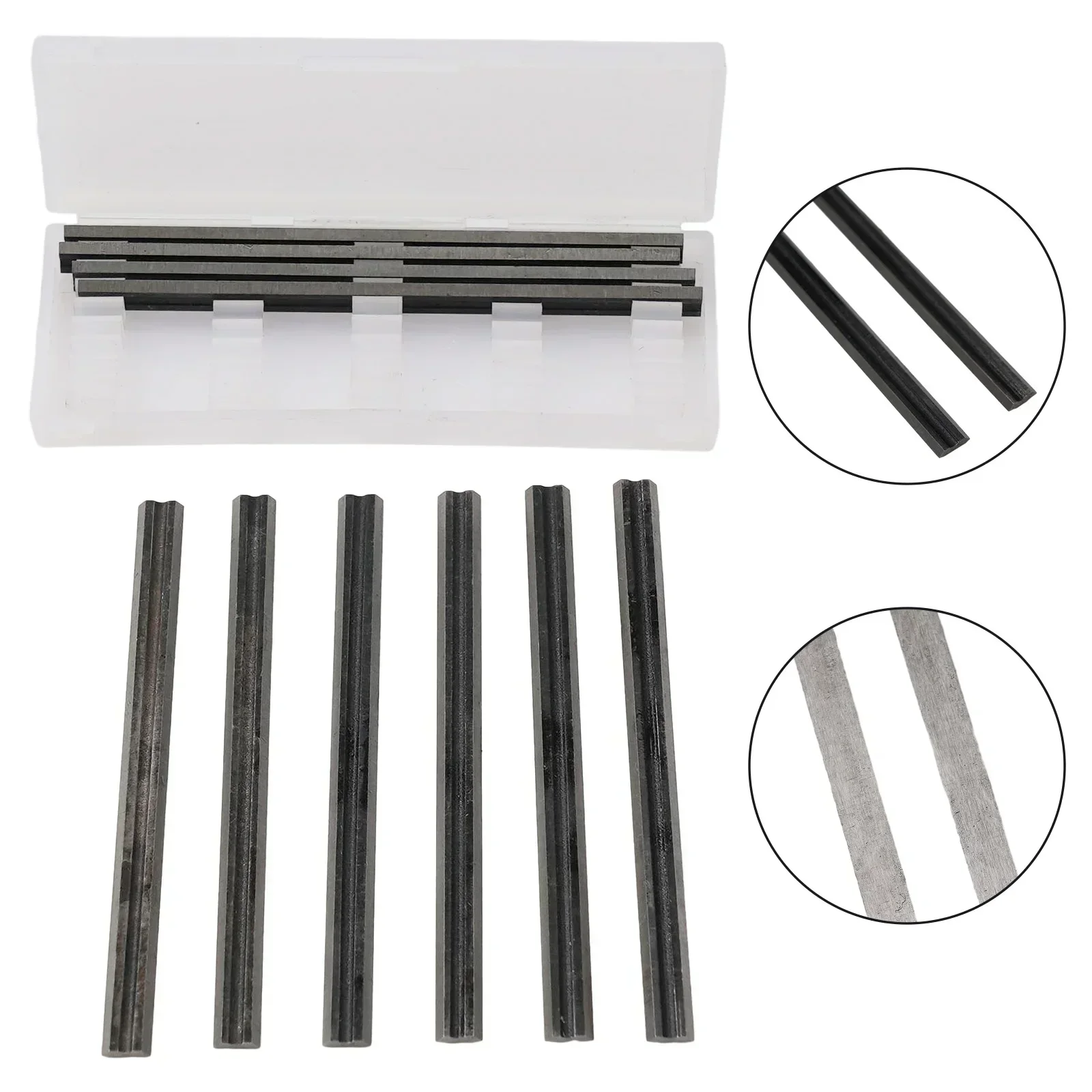 10pcs 82mm Planer Blades Electric Wood Planer Knifes For Bosch ForDeWalt ForMetabo ForMakita Woodworking Power Tools