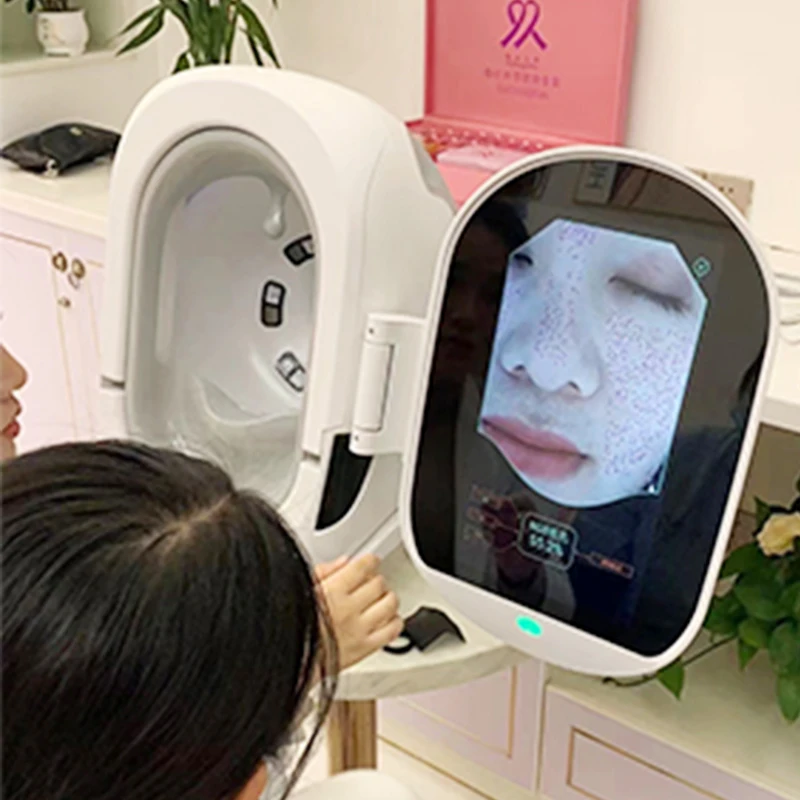 

3D Smart Magic Mirror Skin Analyzer Analysis Beauty Machine Skin Moisture Analyzer Facial Test Machine For Salon Beauty