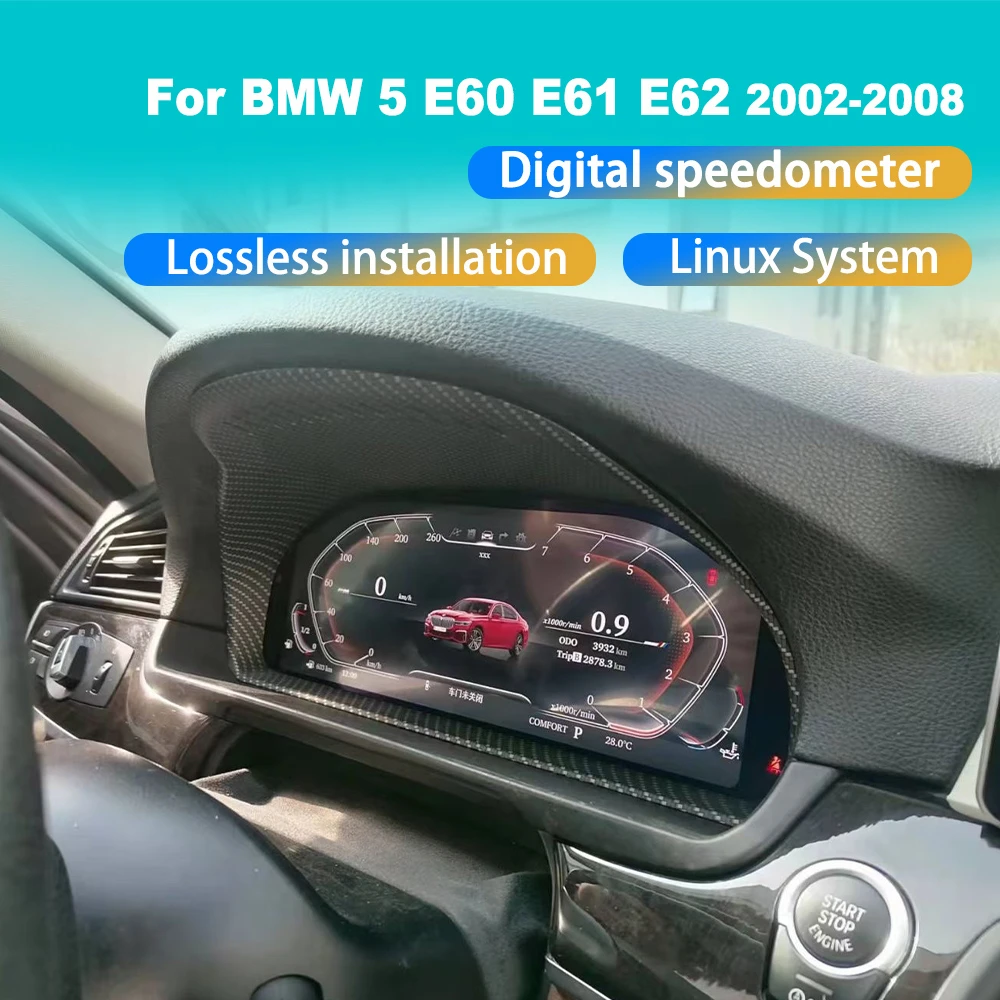 Speed Meter For BMW 5 E60 E61 E62 20022006 2007 2008 Dashboard LCD