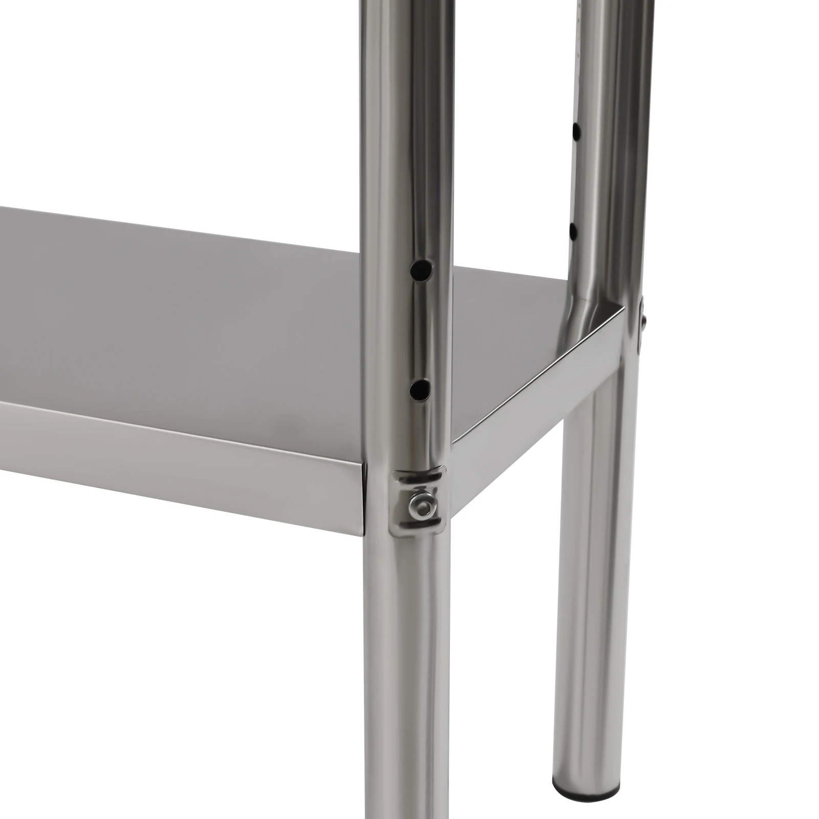 Tabletop Two Levels Of Storage Space Adjustable Shelf For Prep Table 12x36 Inch