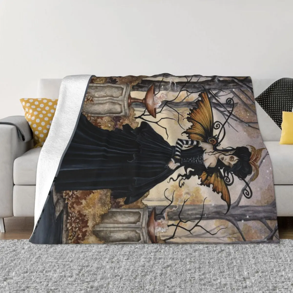 

A Dark Undercurrent Throw Blanket Kid'S Blanket Loose Blanket