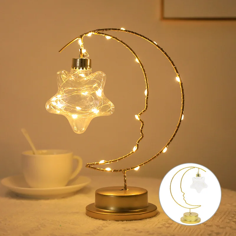 

Eid Mubarak Decorative Lamp Kareem Ramadan Festival Moon Star Led Light Home Islamic Muslim Party Night Light Decor Kareem Gift