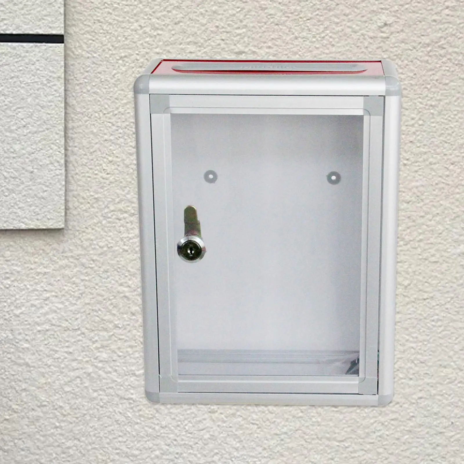 Wall Mounted Suggestion Box Key Complaint Box Wall Hanging Mailbox Lockable Versatile Mailbox