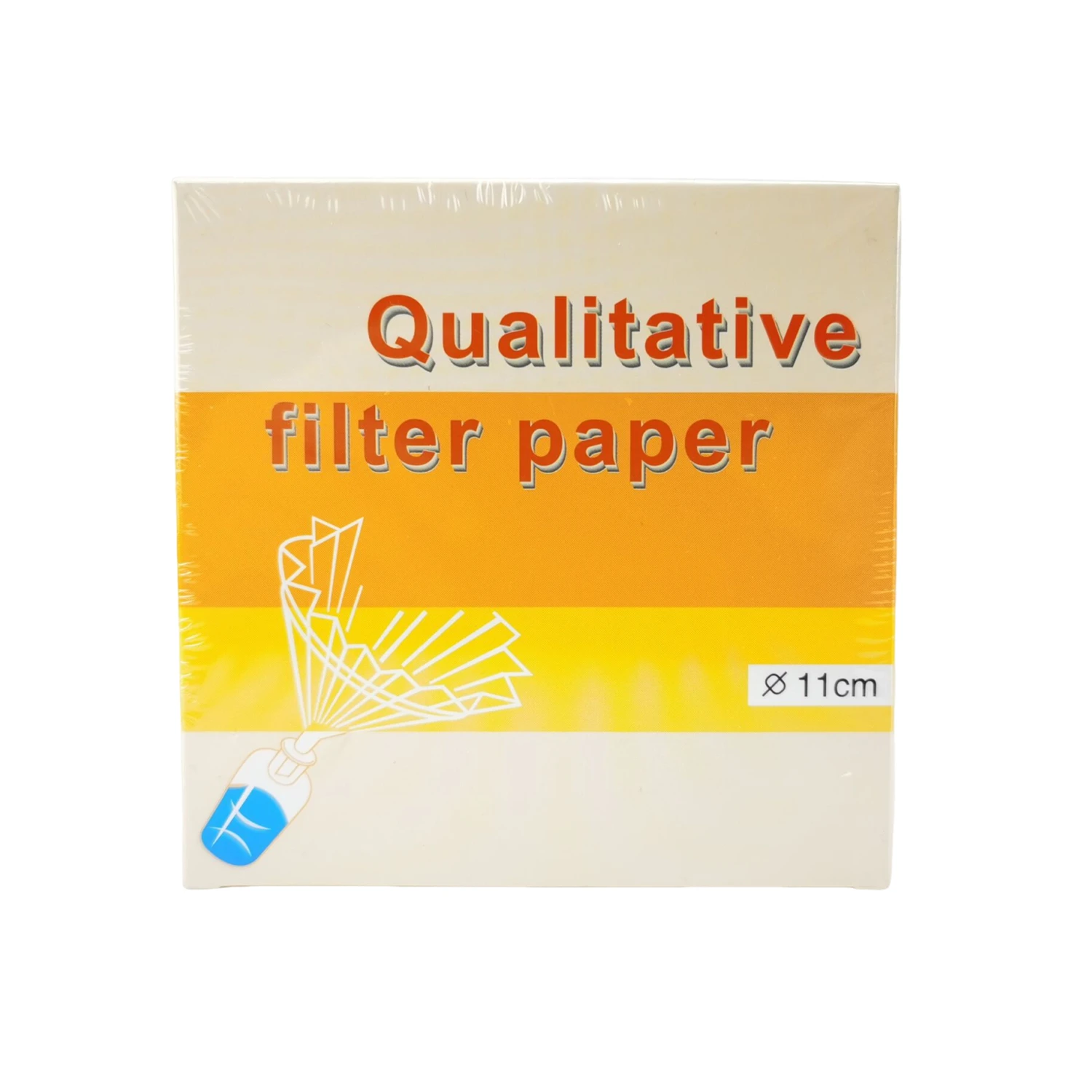 Qualitative Analysis Filter Paper 20-25um Fast Speed Quick 100 Sheets/Pack