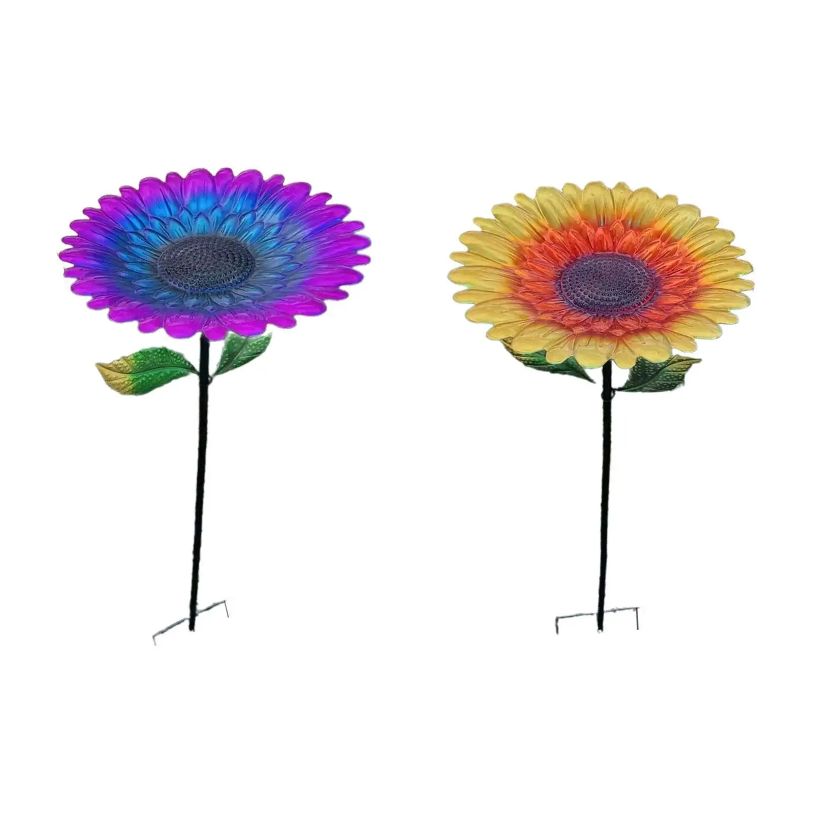 Flower bird feeder, built-in bath tray, feeding station, stable, decorative for