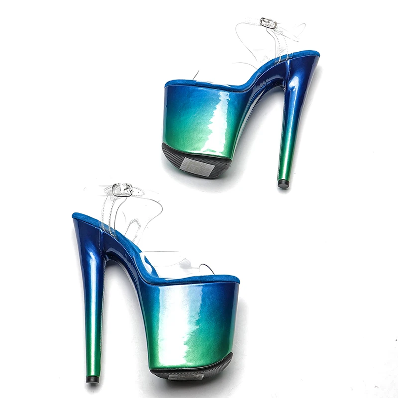 Leecabe 8Inch/20cm Women's Platform party High Heels Shoes Pole Dancing Shoes