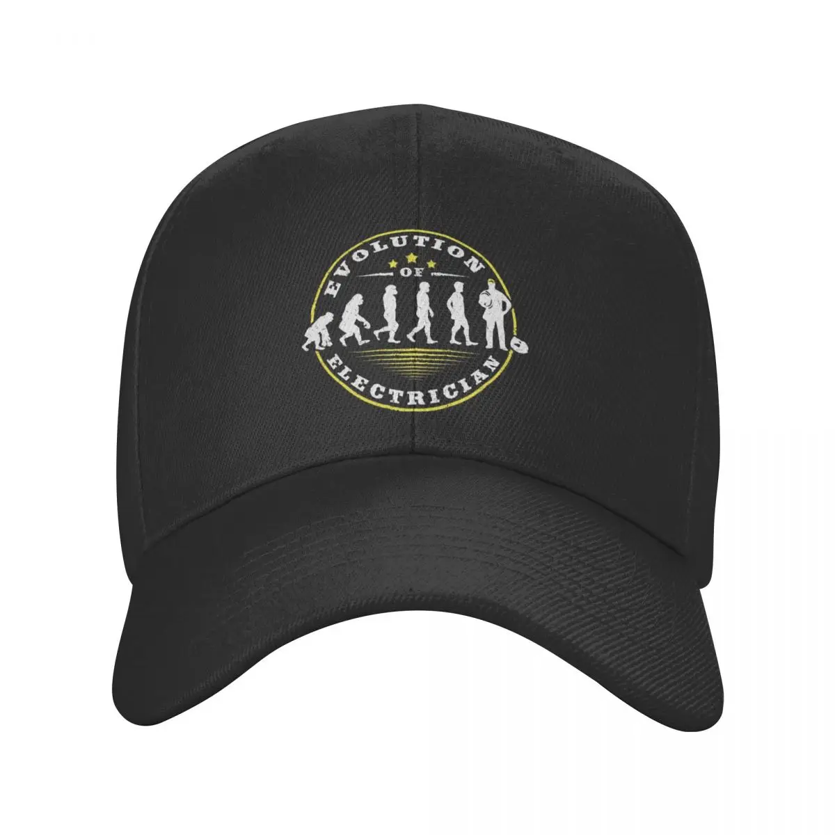 

Personalized Evolution Of Electrician Baseball Cap Hip Hop Men Women's Adjustable Engineer Lineman Gift Dad Hat Summer