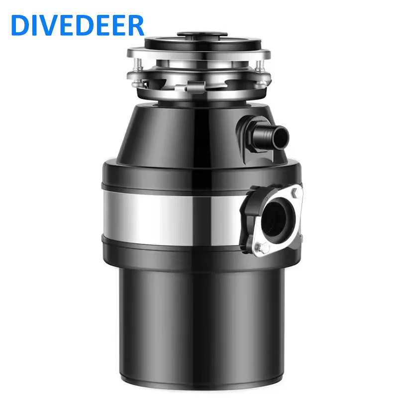 DIVEDEER 560W Garbage disposal Kitchen sewer Kitchen waste food household shredder Household Stainless Steel garbage disposal
