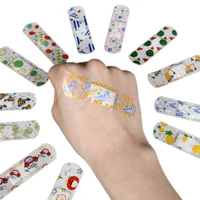 120pcs/set Cartoon Band Aid for Children Kids Skin Patch Tape Adhesive Bandages for First Aid Wound Dressing Plaster Woundplast 1