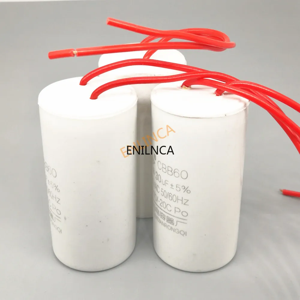 CBB60 Motor Run Capacitors 450V 3UF-50UF Spade Tabs 450VAC