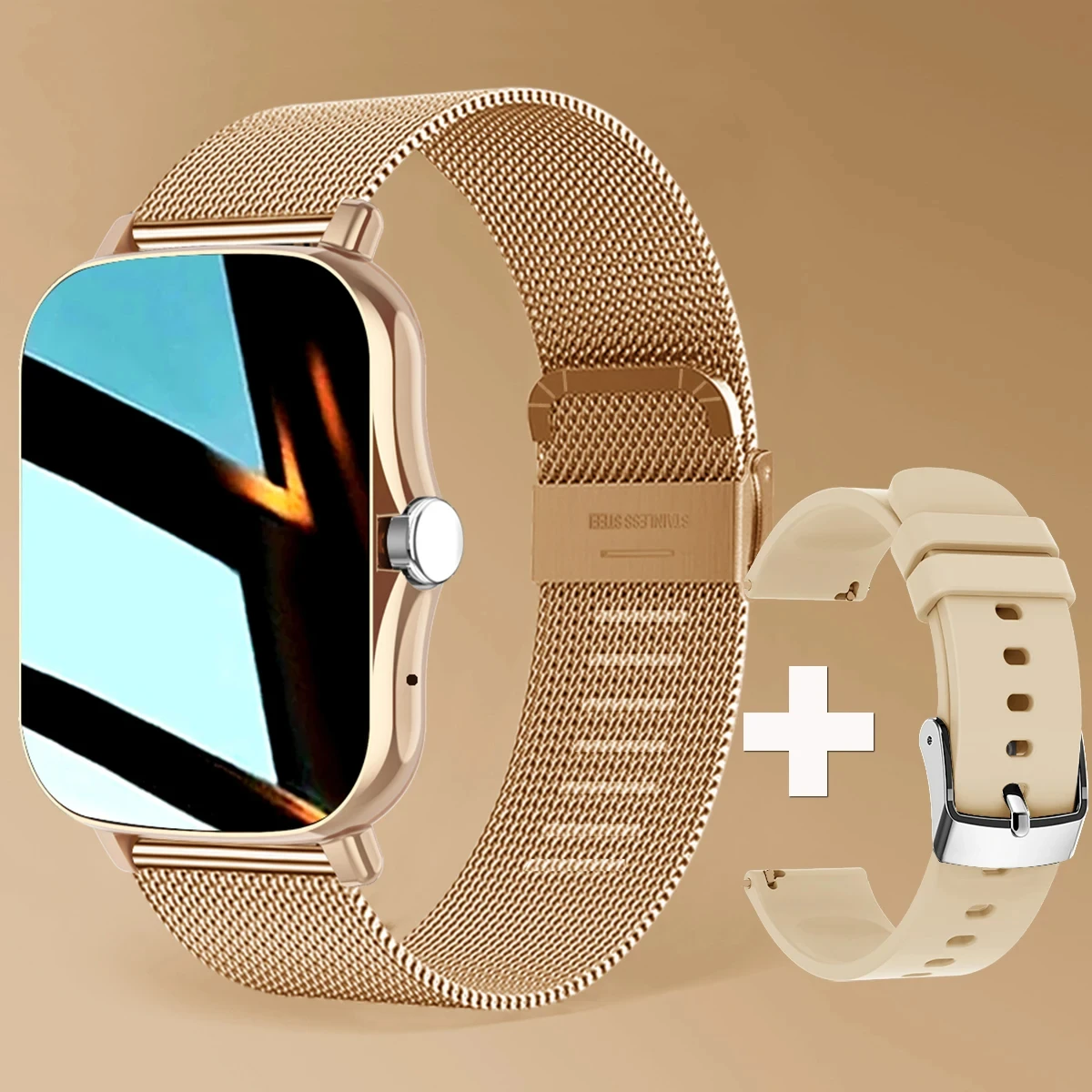 Gold mesh belt