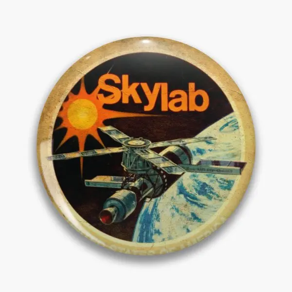 

Винтажная программа Skylab Insignia, мягкая пуговица, булавка, подарок, Модная бижутерия для воротника, креативная Женская металлическая забавная булавка для одежды