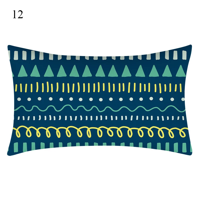 30x50cm Tropical Leaf Monstera Cushion Cover Polyester Throw Pillows Case Sofa Home Decorative Green Plants Print Pillowcase 
