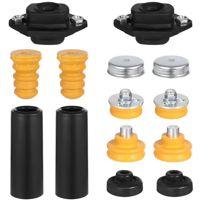 Rear Upper Lower Shock Mounts Rear Shock Absorbers Grommets Bump Stops Kit For E82 E88 E90 E92 128i/135i/323i/325xi/328i/328xi