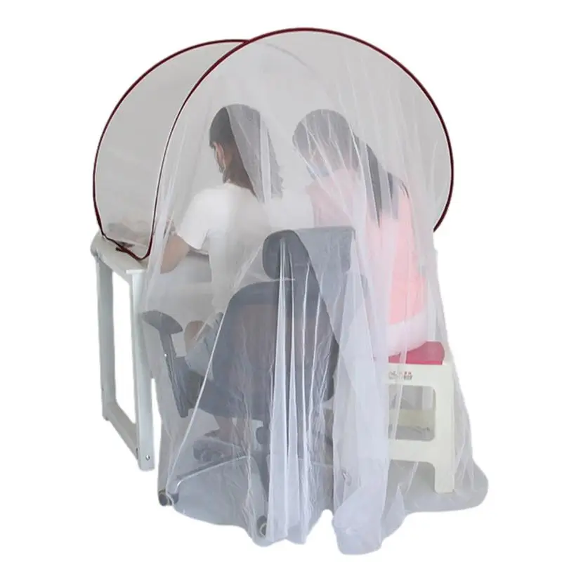 

Mesh Tent Breathable Bed Tent Camping Mesh Canopy Portable Transparent Desk Netting Tent For Students And Parents