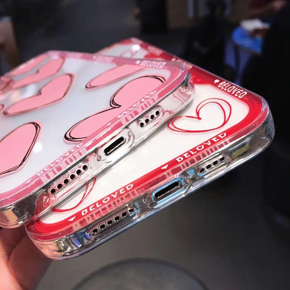 Heart Design TPU Phone Case - Elegant and Durable Protection