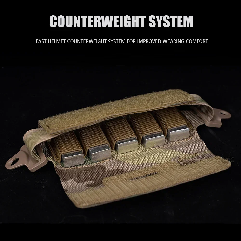 Tactical NVG Counterweight Kit FAST Helmet Counterbalance Weight Pouch OPS-Core/Crye/MICH/Team Wendy Helmet Accessory
